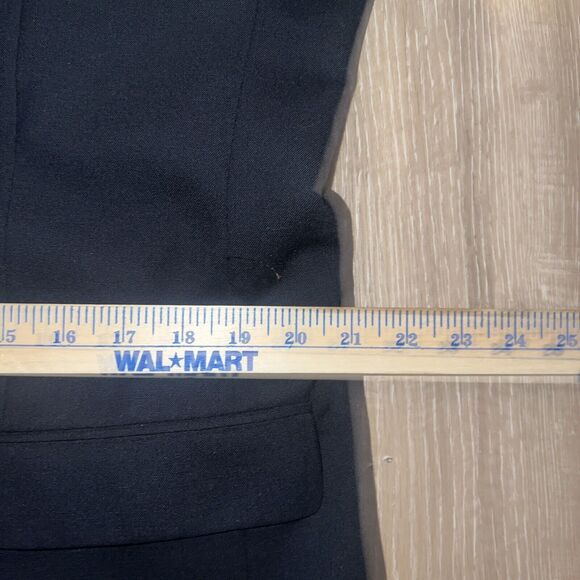 Joseph Jos A Bank Black Wool 2 Button Sport Coat Blazer Mens 44L Slim Fit - Picture 13 of 16